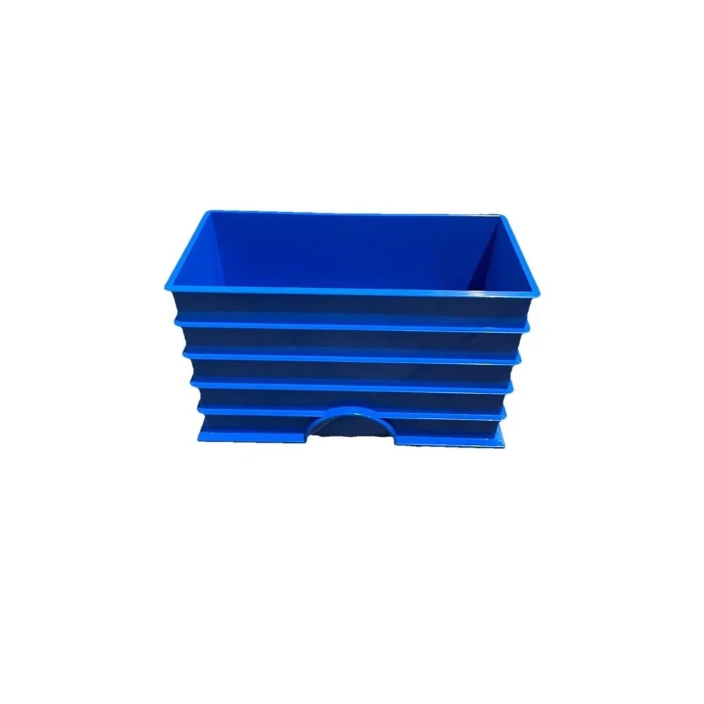 LEGO 2-stud Blue Storage Brick Plastic Stackable 10x5x6